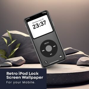 Retro iPod Lock Screen Wallpaper